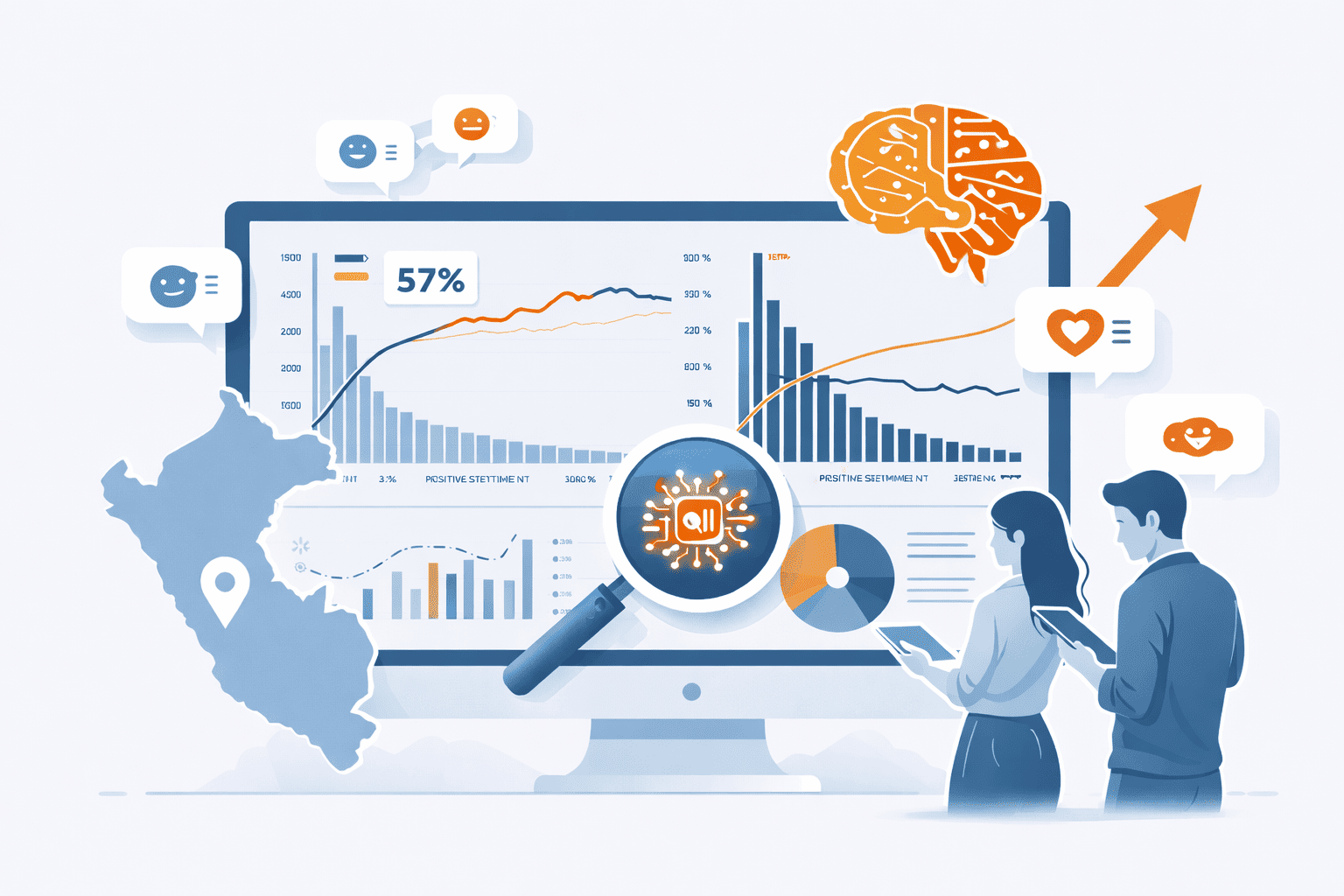 Analítica de sentimiento y tendencias en redes sociales